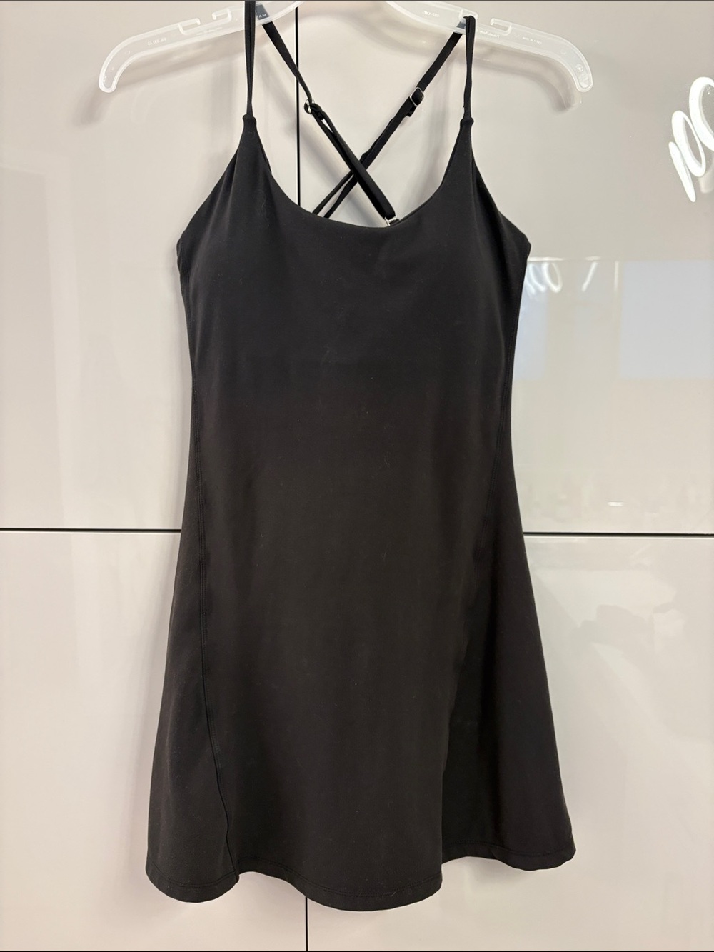 Black Strappy Slip Dress